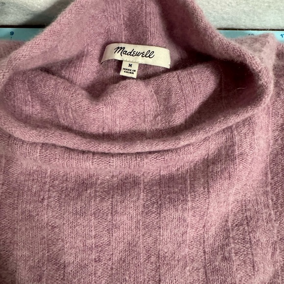 Madewell lavender super- soft sweater - Picture 3 of 5